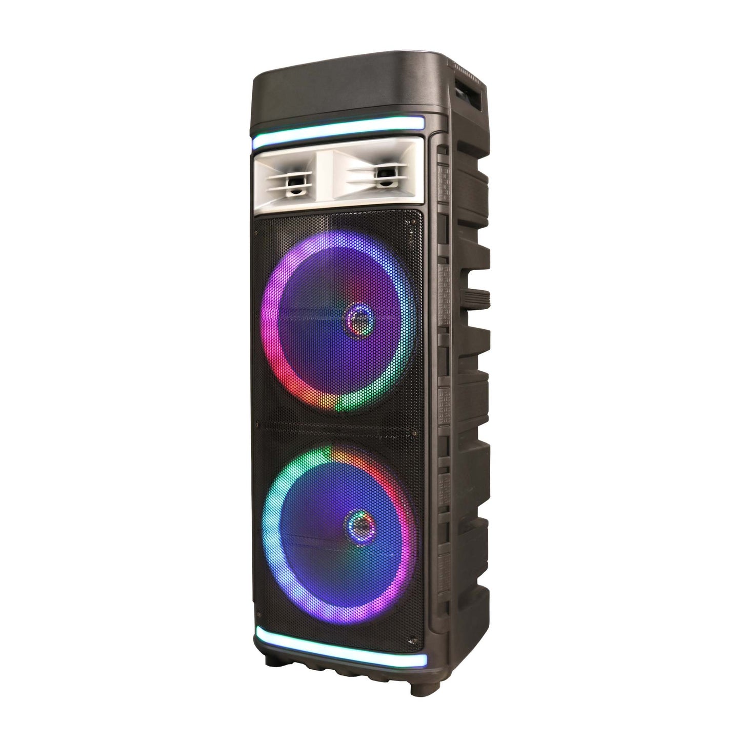 PORTABLE 2 X 12" BLUETOOTH DJ SPEAKER