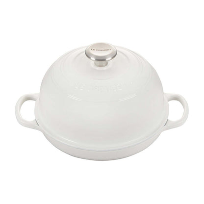 1.75qt Signature Cast Iron Bread Oven White