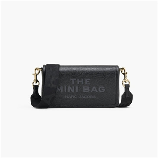 The Leather Mini Bag, Black