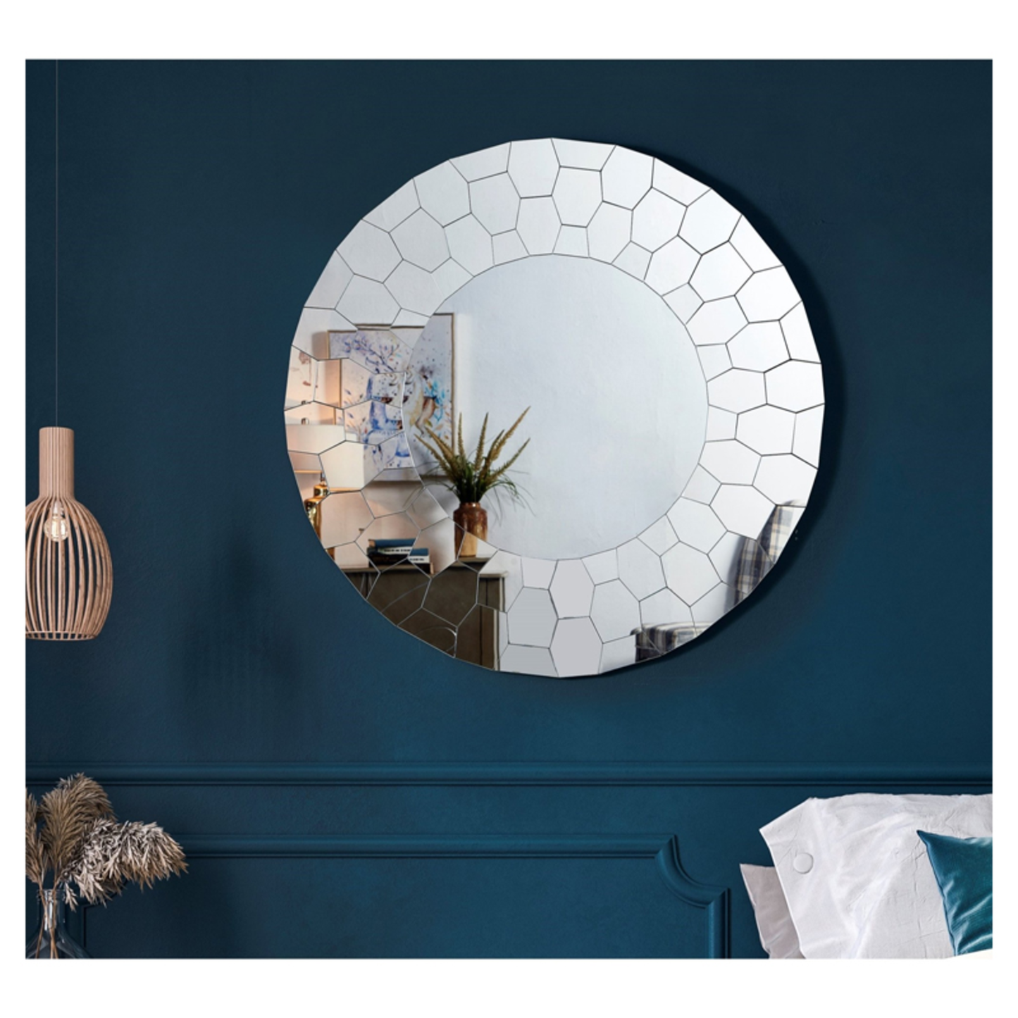 NIVIA ROUND WALL MIRROR