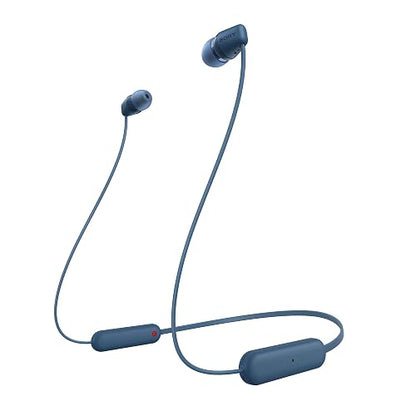 Sony WI-C100 Wireless in-Ear Bluetooth Headphones with Built-in Microphone ,(Pack of 2)