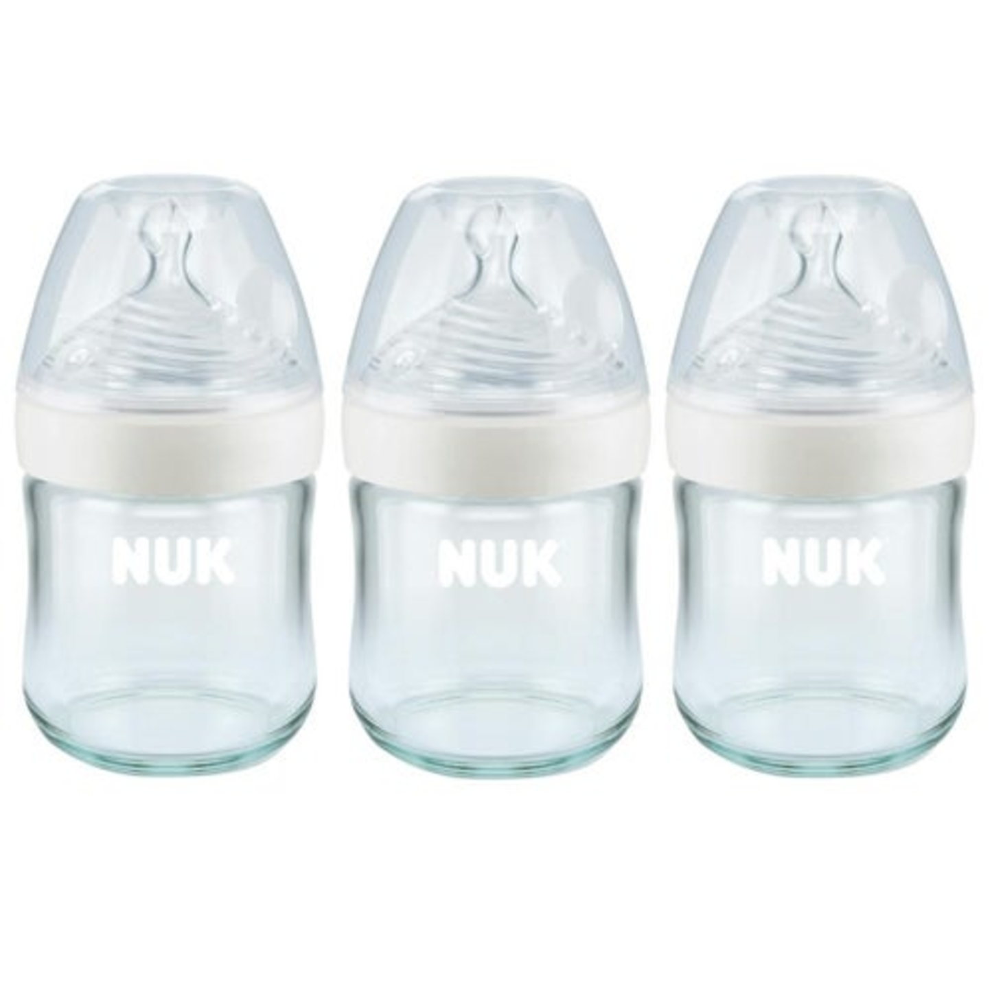 SIMPLY NATURAL GLASS 4OZ GLASS BOTTLE - 3-PACK