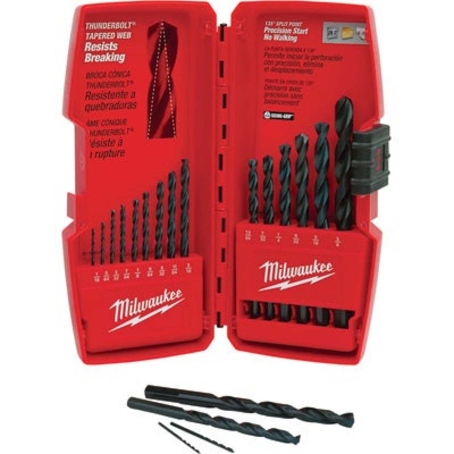 15 PC. THUNDERBOLT OXIDE DRILL BIT SET