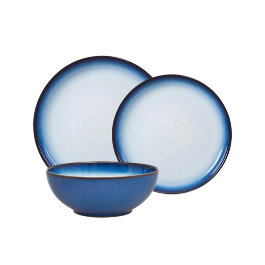 DENBY BLUE HAZE 12PC DINNERWARE SET