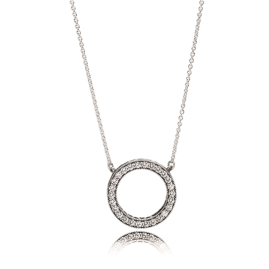 HEARTS OF PANDORA, STERLING SILVER CLEAR CZ