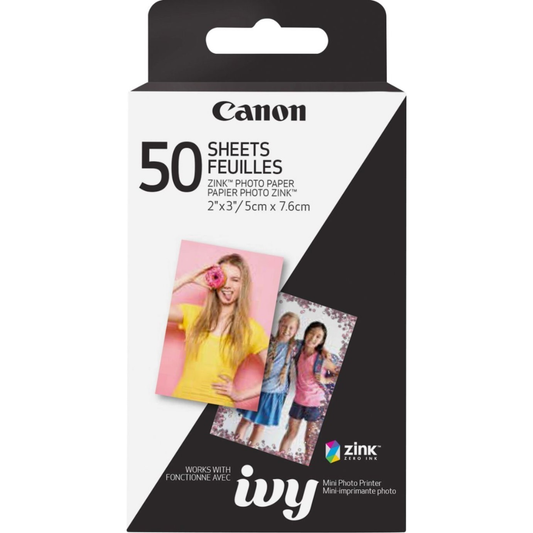ZINC PHOTO PAPER PACK - (50 SHEETS)
