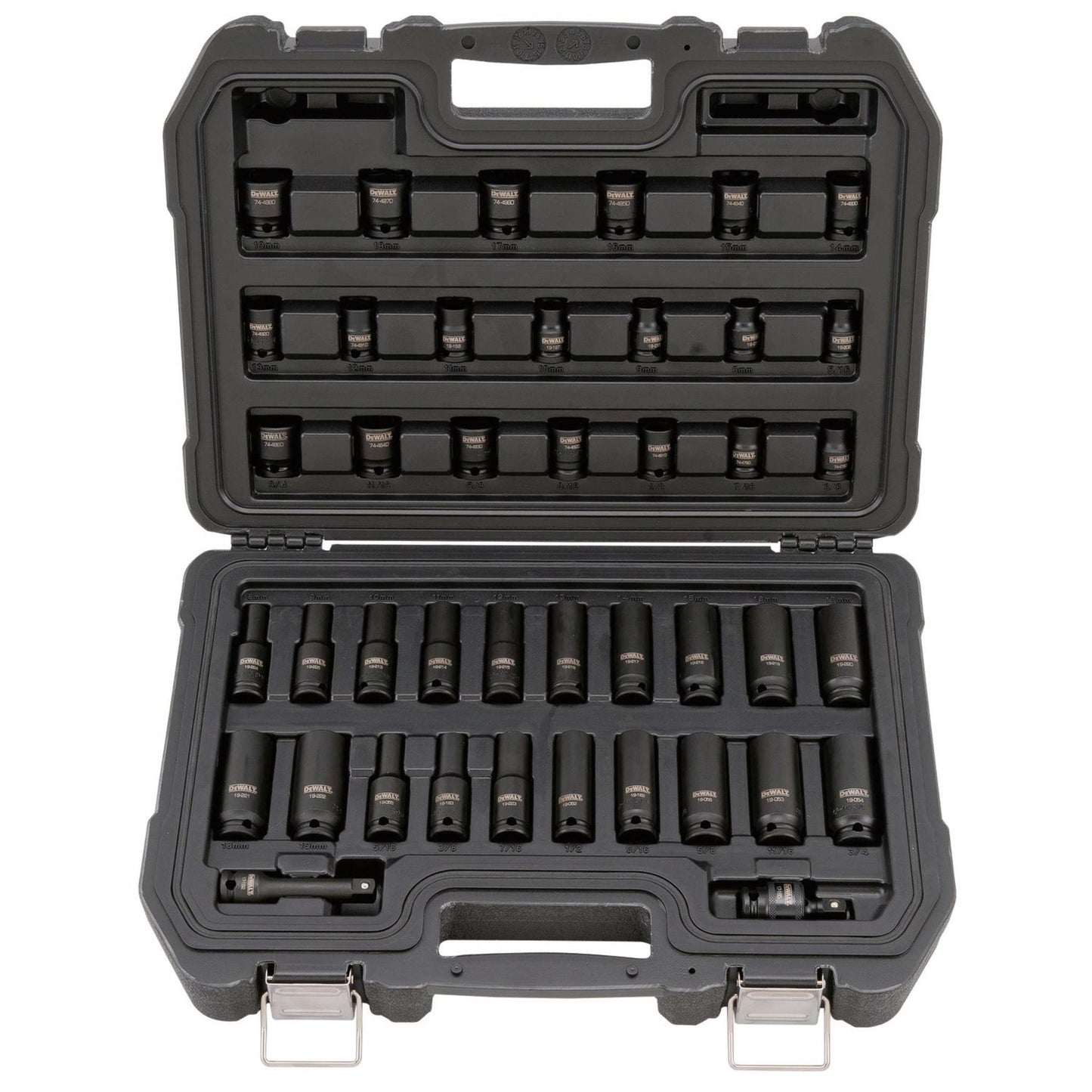 42PC 3/8" 6 POINT DRIVE COMBINATION IMPACT SOCKET SET