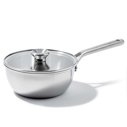 MIRA TRI-PLY STAINLESS STEEL 3.57QT CHEF'S PAN