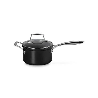 2QT ESSENTIAL NONSTICK CERAMIC SAUCEPAN W/ GLASS LID