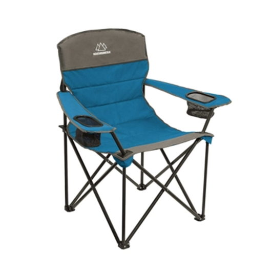 QUILTED CHAIR, BLUE