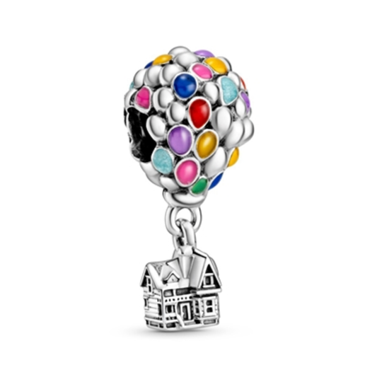 DISNEY PIXAR UP HOUSE  AND  BALLOONS CHARM