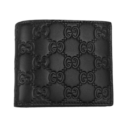 Avel Gucci Signature GG Men's Wallet, Black