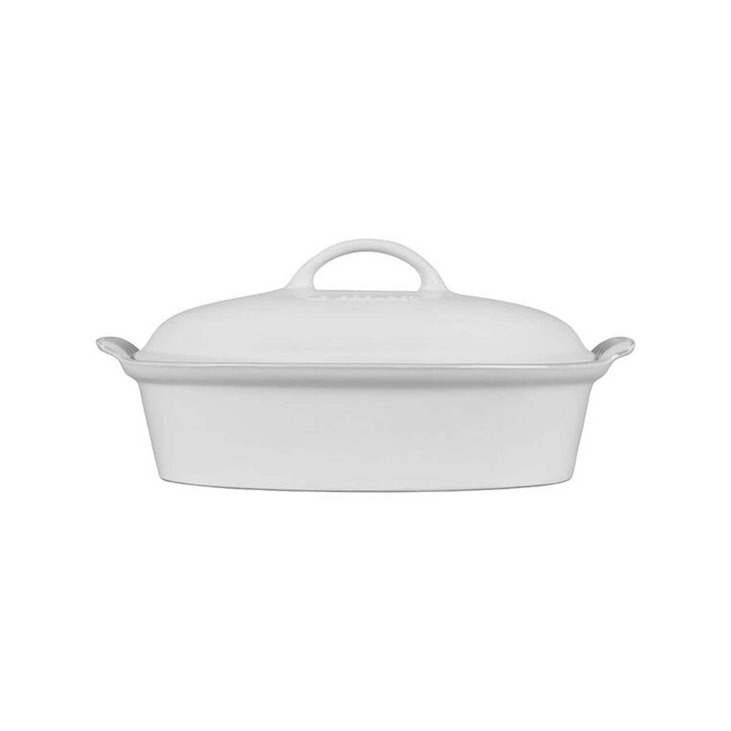 4QT HERITAGE STONEWARE COVERED OVAL CASSEROLE