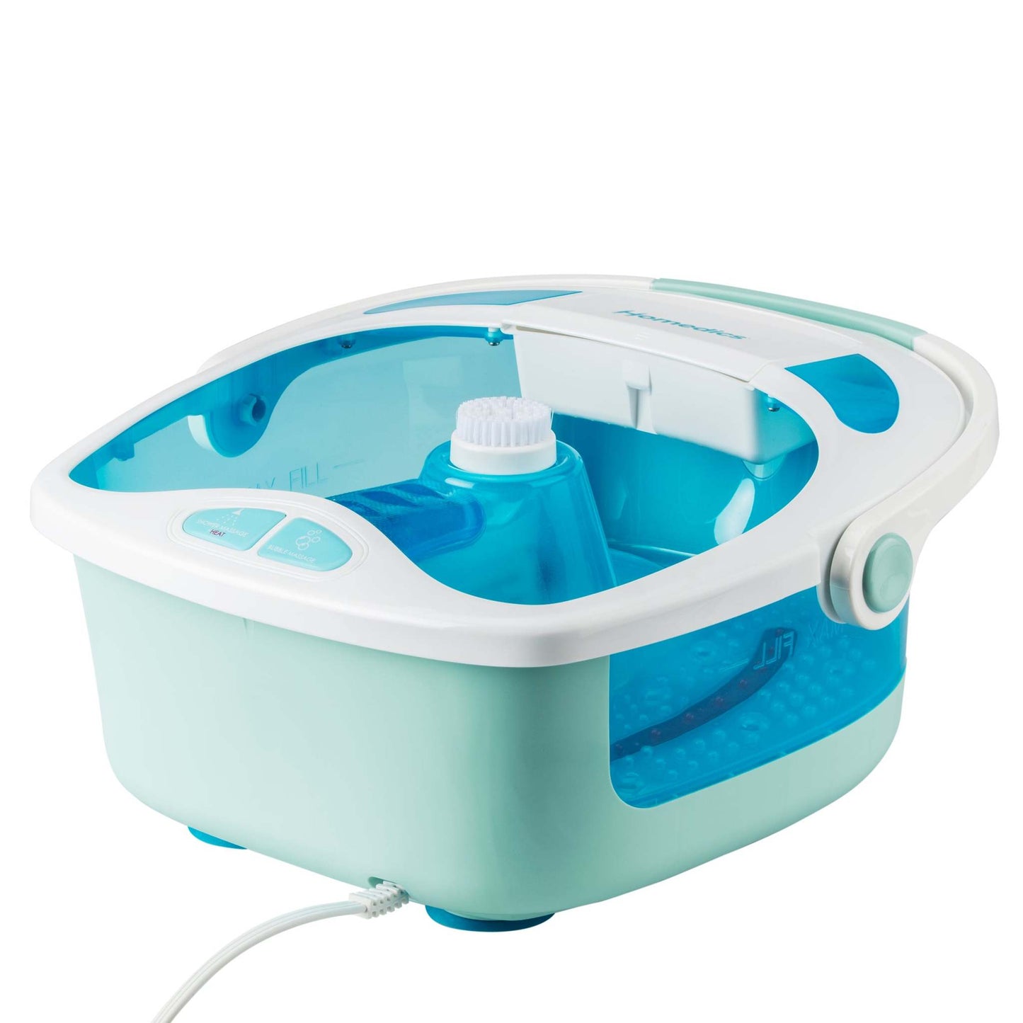 HEAT-BOOSTED SHOWER BLISS FOOT SPA