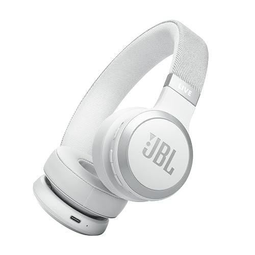 JBL Live 670NC - Wireless On-Ear Headphones with Adaptive Noise Cancelling with Smart Ambient, Up to 65H Battery Life with Speed Charge, Lightweight, Comfortable and Foldable Design