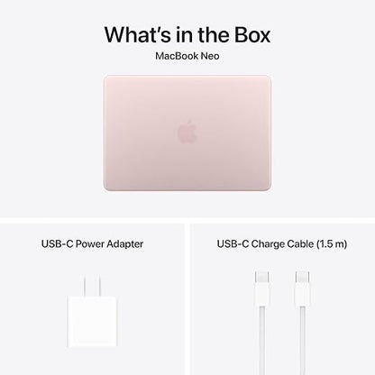 Apple 2026 MacBook Neo 13-inch Laptop with A18 Pro chip: Built for AI and Apple Intelligence, Liquid Retina Display, 8GB Unified Memory, 256GB SSD Storage; with AppleCare+ (3 years)