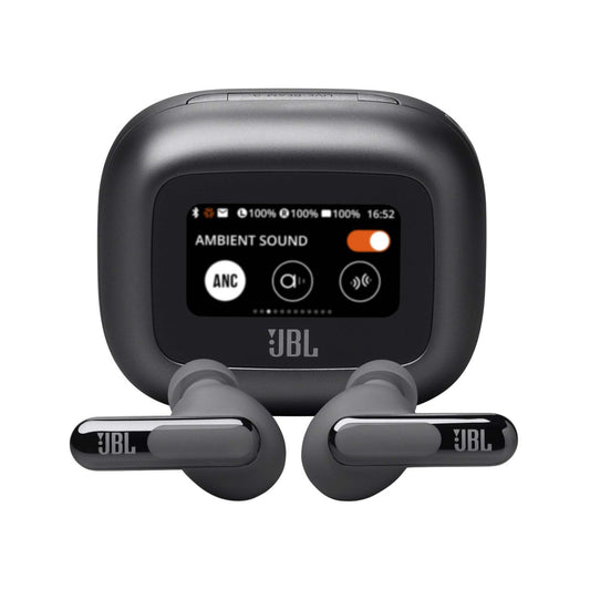 LIVE BEAM 3 TRUE WIRELESS NOISE CANCELLING EARBUDS BLACK