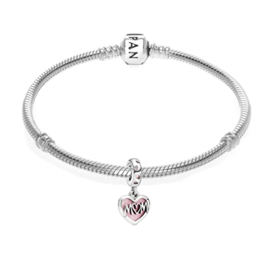 MOM BRACELET, SILVER, 8.3"