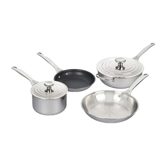 6PC SIGNATURE STAINLESS STEEL COOKWARE SET