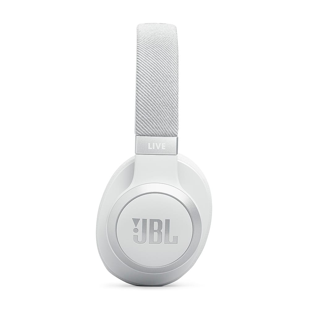 JBL - Live 770NC Wireless Over-Ear Headphones with True Adaptive Noise Cancelling - 2024 - White
