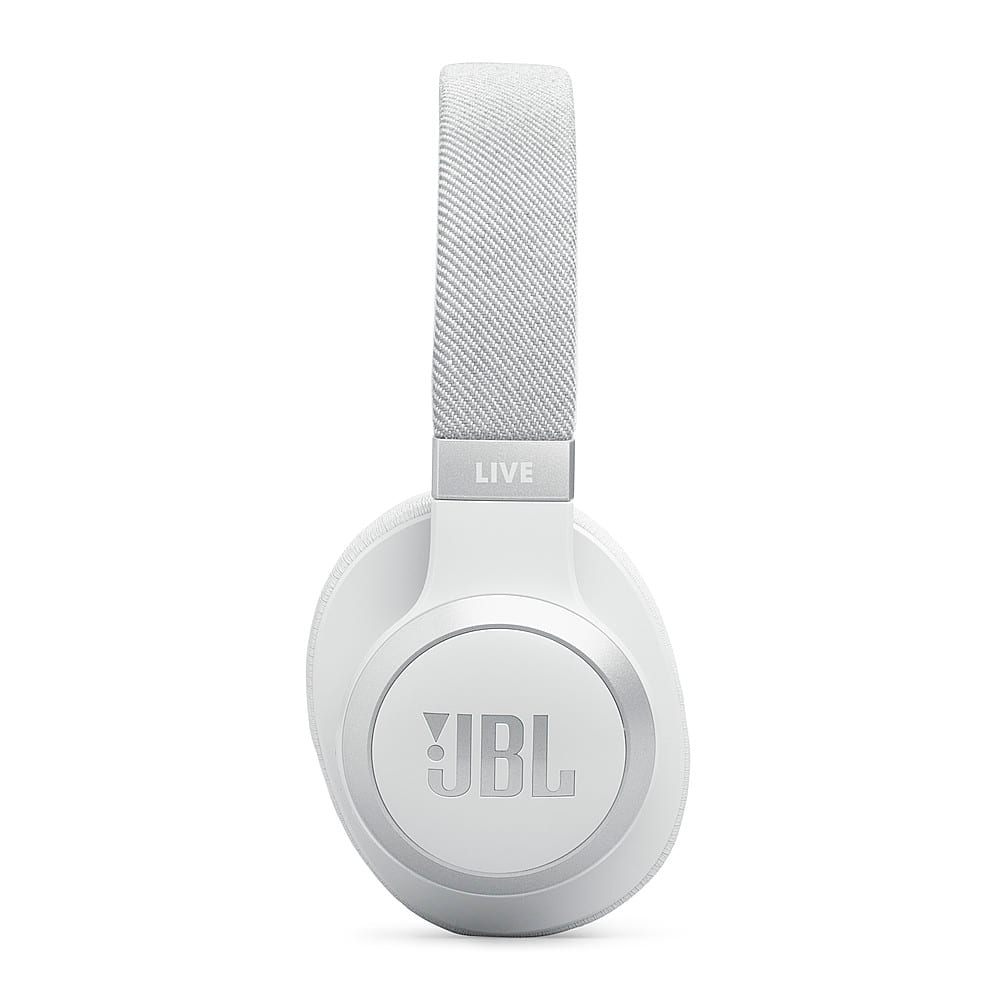 JBL - Live 770NC Wireless Over-Ear Headphones with True Adaptive Noise Cancelling - 2024 - White
