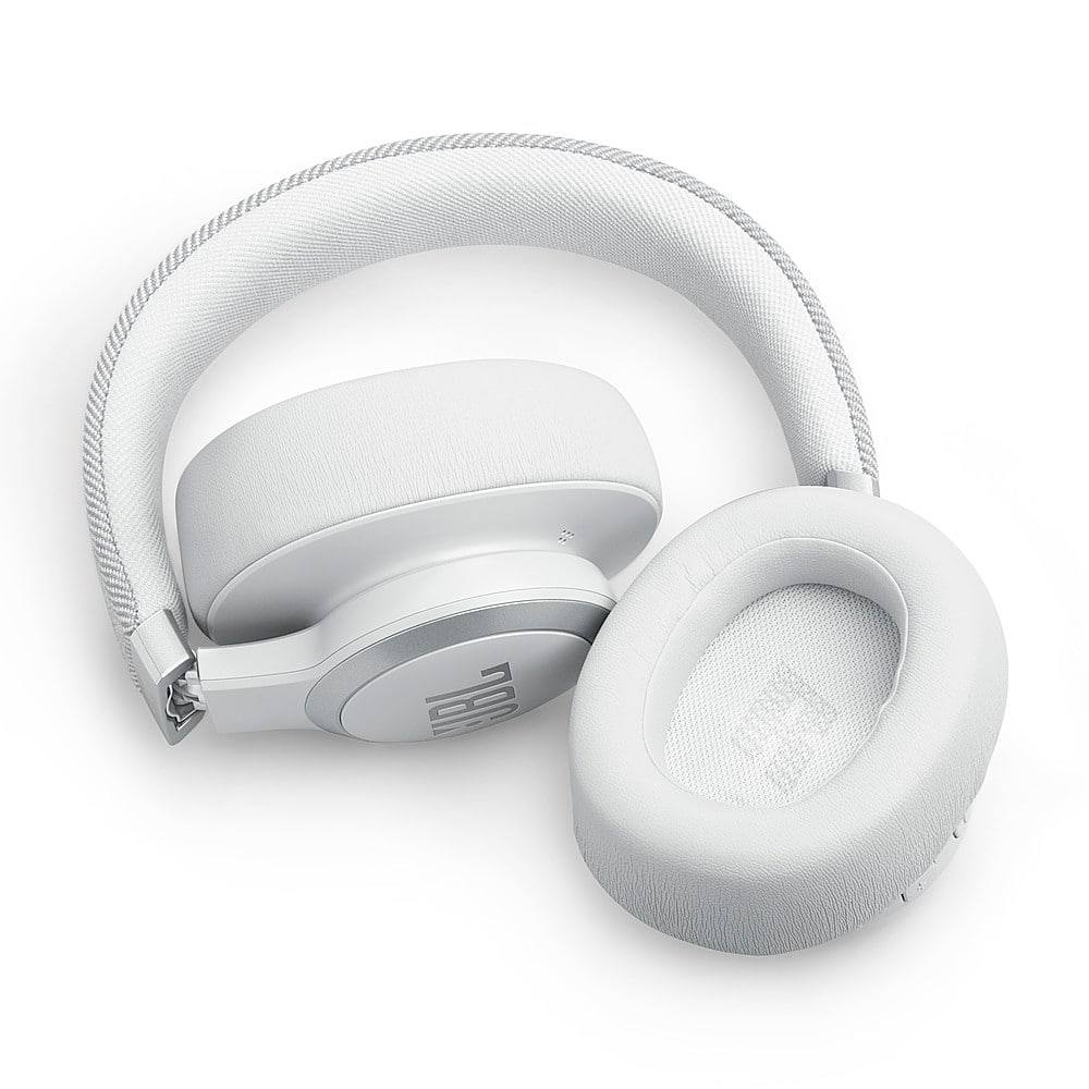 JBL - Live 770NC Wireless Over-Ear Headphones with True Adaptive Noise Cancelling - 2024 - White