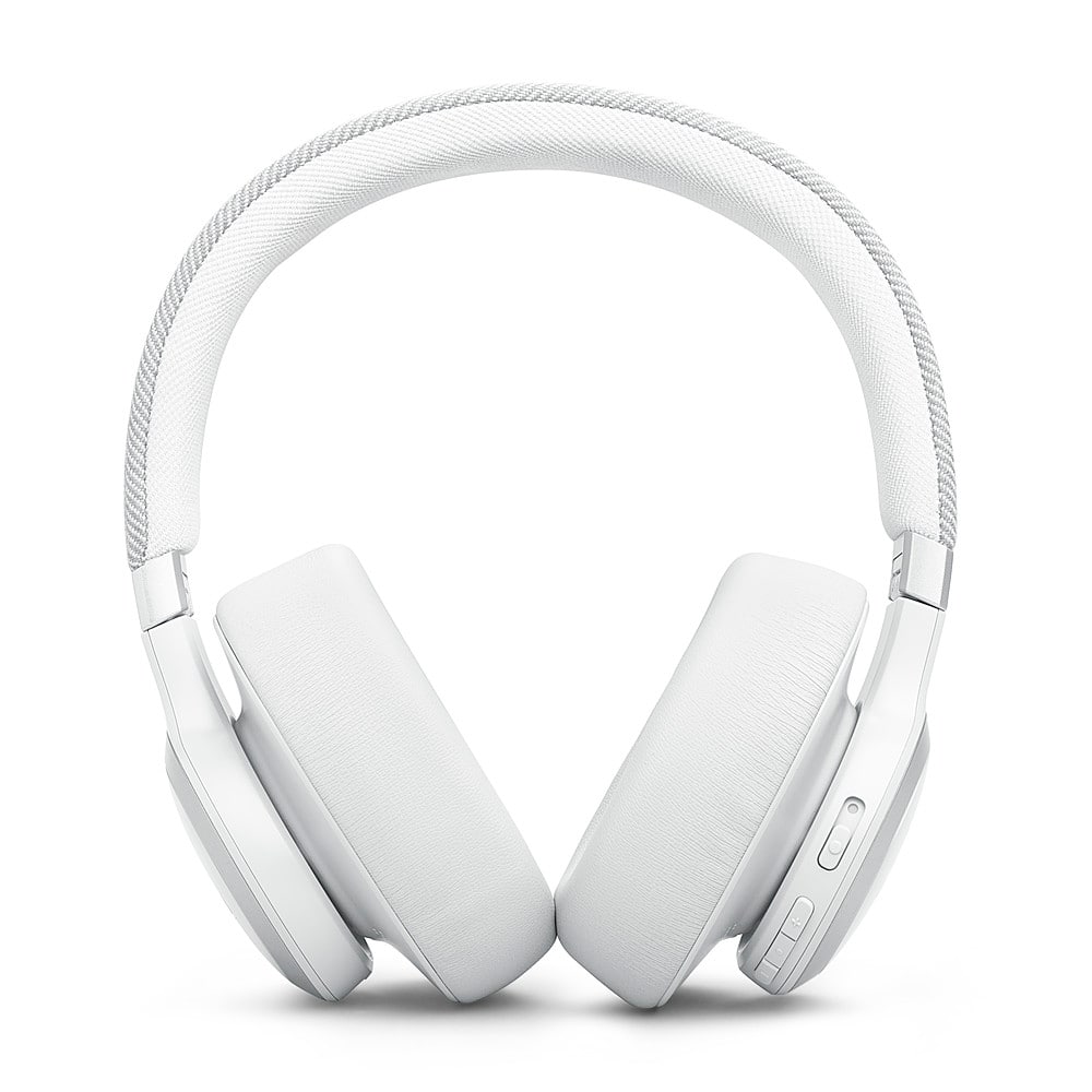 JBL - Live 770NC Wireless Over-Ear Headphones with True Adaptive Noise Cancelling - 2024 - White