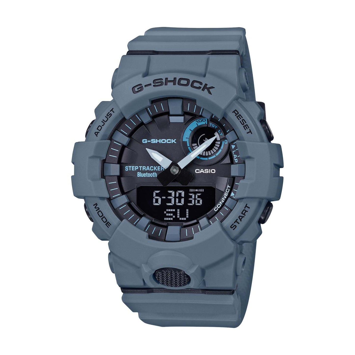 MENS POWER TRAINER BLUETOOTH ANA/DIGI WATCH GRAY BLUE