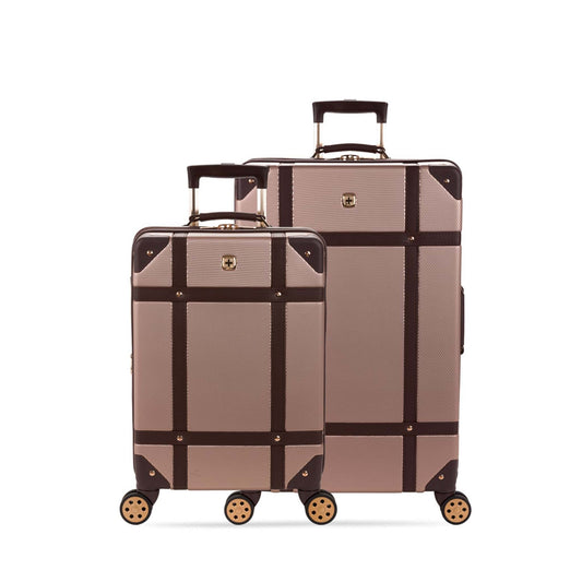 EXPANDABLE TRUNK 2PC HARDSIDE SPINNER SET BLUSH