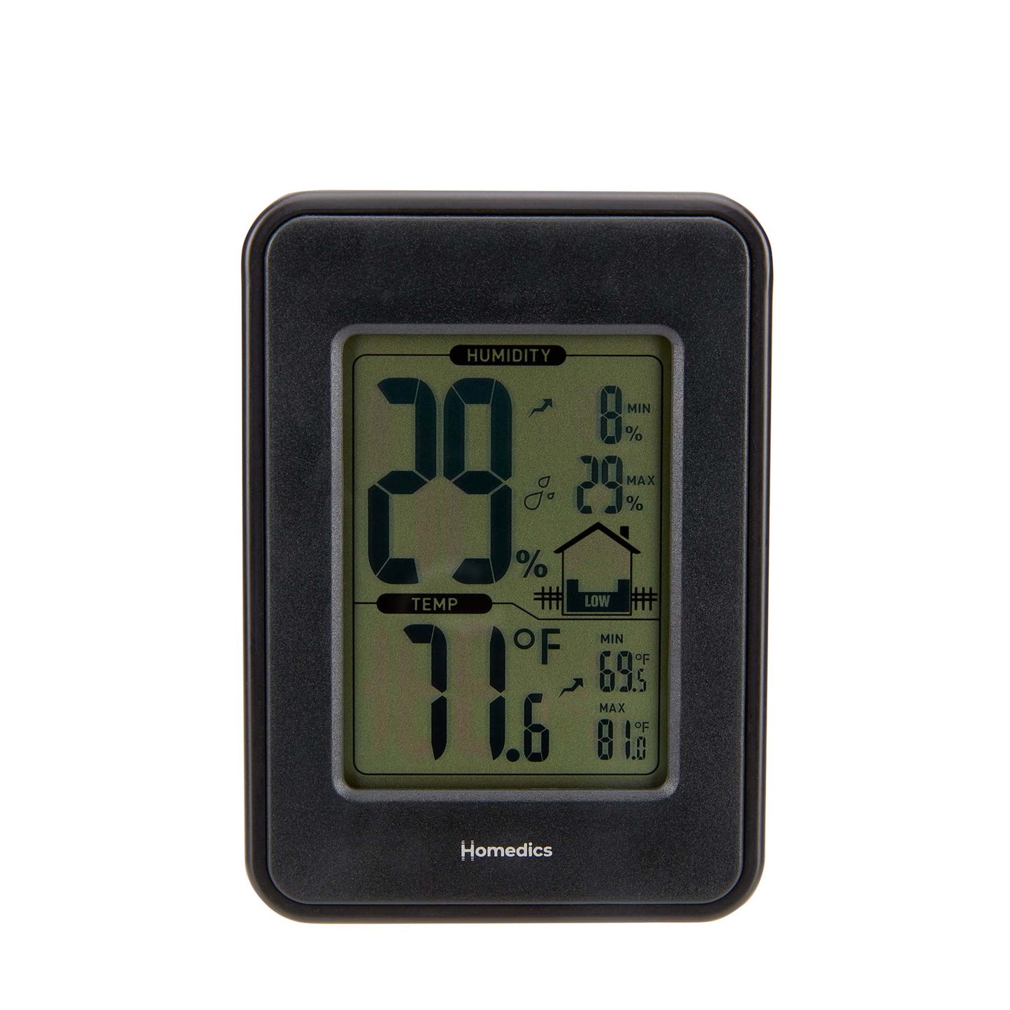 INDOOR HUMIDITY MONITOR W/ TEMPERATURE