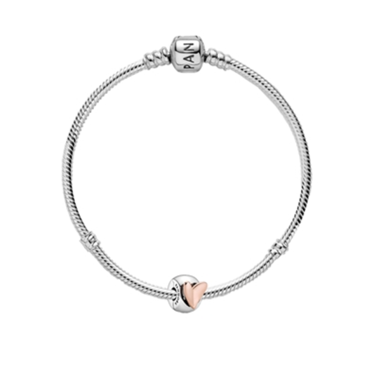 FREEHAND HEART BRACELET, 9.1"