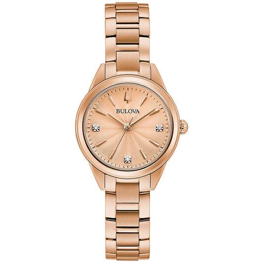 LADIES SUTTON CRYSTAL ACCENT WATCH