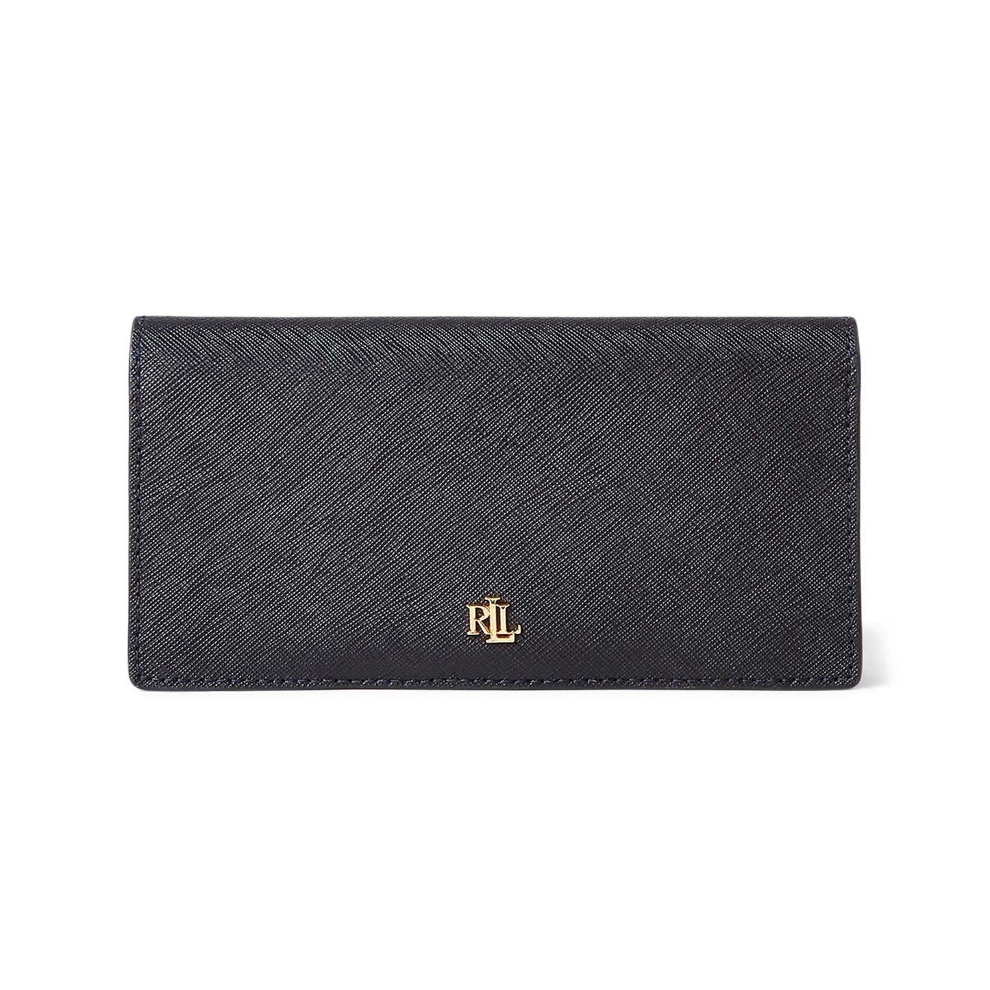 CROSSHATCH SLIM WALLET BLACK