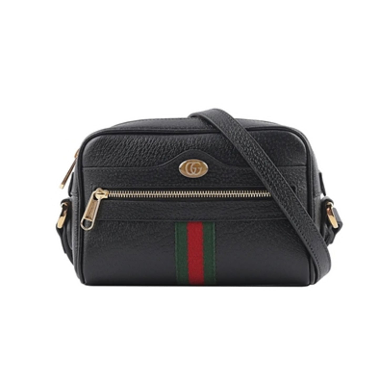 Ophidia Crossbody Bag, Black