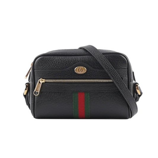 Ophidia Crossbody Bag, Black