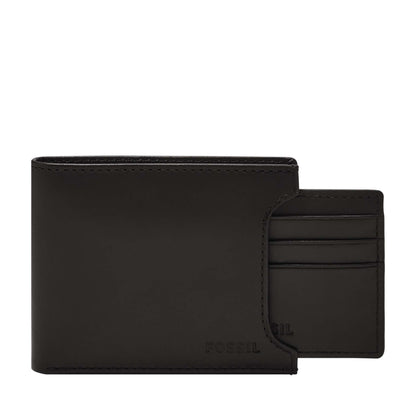 DERRICK LEATHER RFID SLIDING 2-IN-1 WALLET