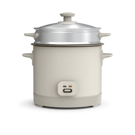 16 CUP RICE COOKER W/ STEAMER OATMILK