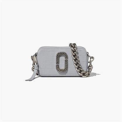 THE SNAPSHOT CROC EMBOSSED, QUARRY, 5.91"X3.74"