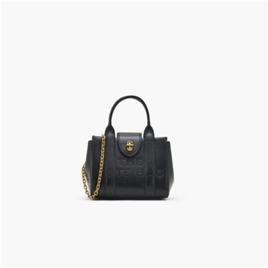 The Turnlock Crossbody Tote Bag, Black