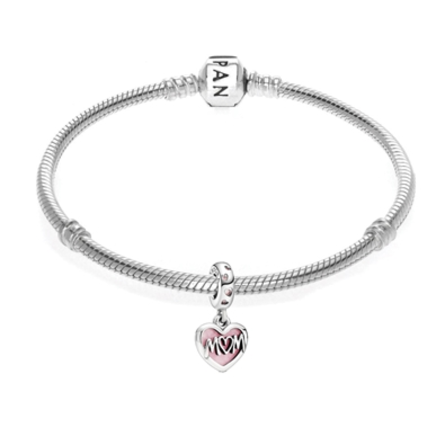MOM BRACELET, SILVER, 7.9"