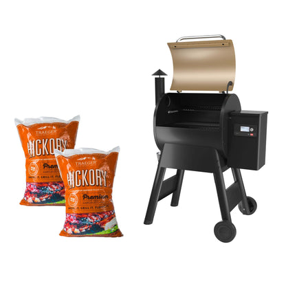 PRO 575 SMART PELLET GRILL/SMOKER W/ HICKORY PELLETS