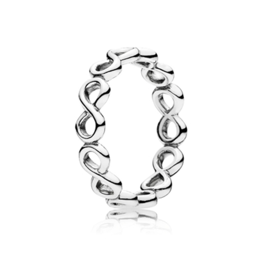 SIMPLE INFINITY BAND RING, 7"
