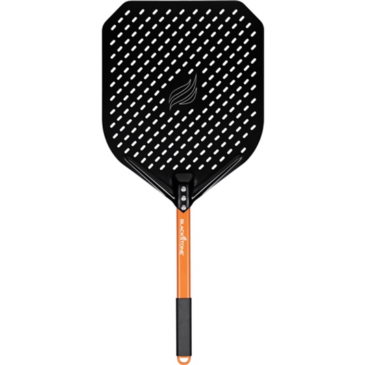 PERFORATED ALUMINUM PIZZA PEEL, BLACK