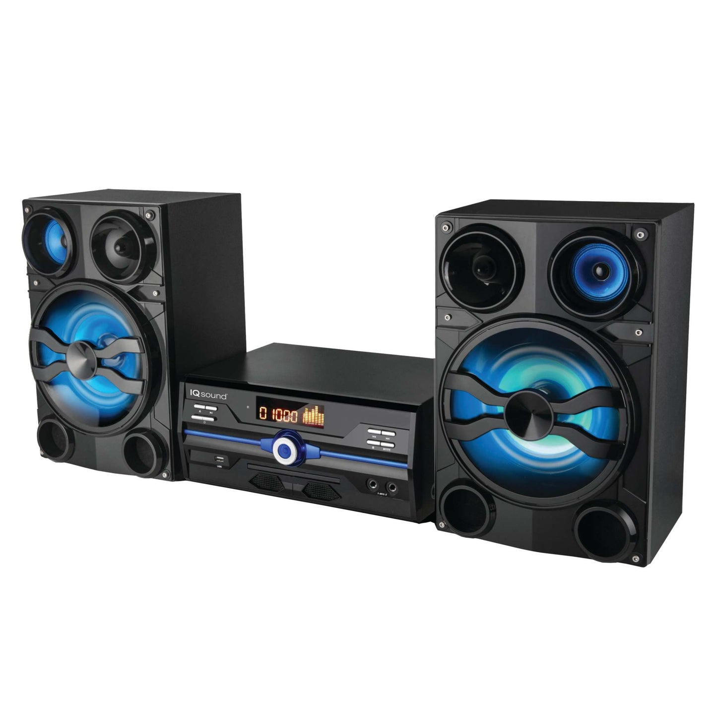 HI-FI MULTIMEDIA AUDIO SYSTEM W/ BLUETOOTH CD AUX USB