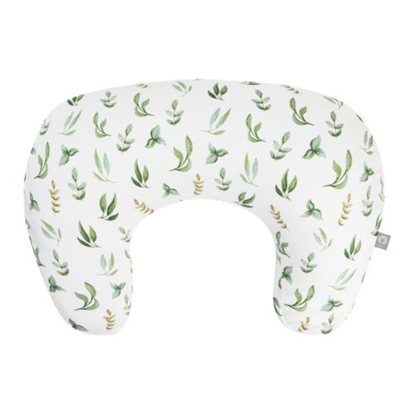 BOPPY NEW NURSING PILLOW COTTON COVER ORGANIC GREEN LEAVES