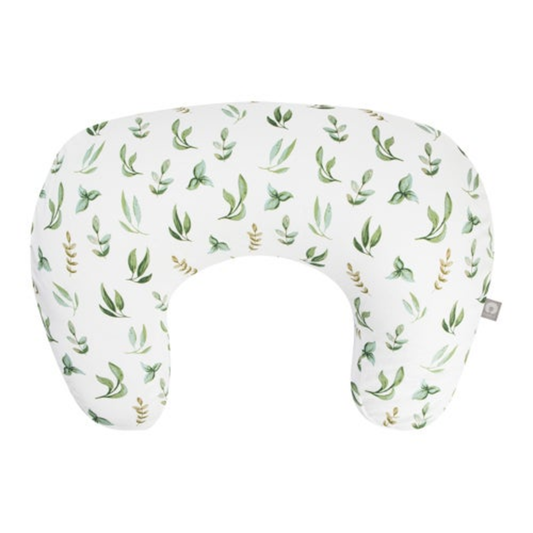 BOPPY NEW NURSING PILLOW COTTON COVER ORGANIC GREEN LEAVES