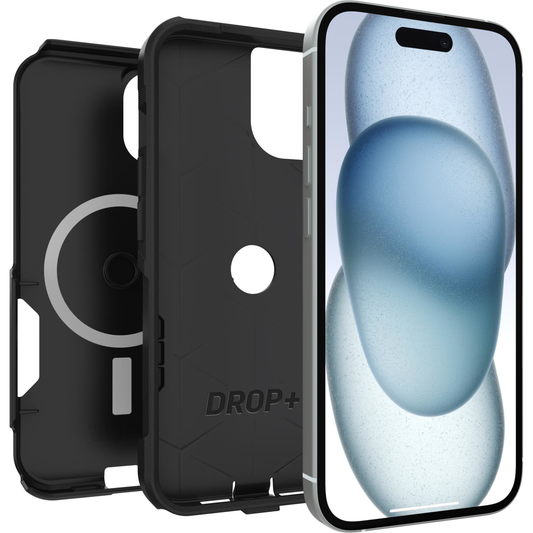 OTTERBOX APPLE IPHONE 15, IPHONE 14 AND IPHONE 13 COMMUTER SERIES CASE FOR MAGSAFE - BLACK