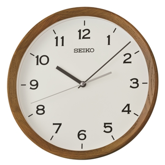 BEAU WALL CLOCK, BROWN