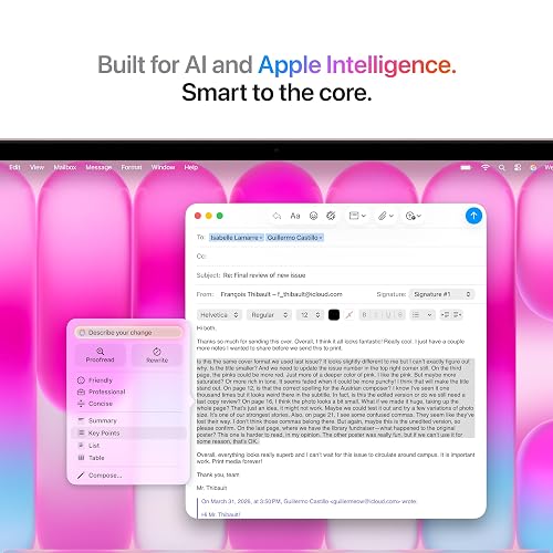 Apple 2026 MacBook Neo 13-inch Laptop with A18 Pro chip: Built for AI and Apple Intelligence, Liquid Retina Display, 8GB Unified Memory, 256GB SSD Storage; with AppleCare+ (3 years)