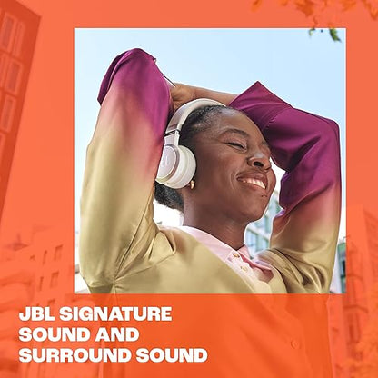 JBL Live 670NC - Wireless On-Ear Headphones with Adaptive Noise Cancelling with Smart Ambient, Up to 65H Battery Life with Speed Charge, Lightweight, Comfortable and Foldable Design